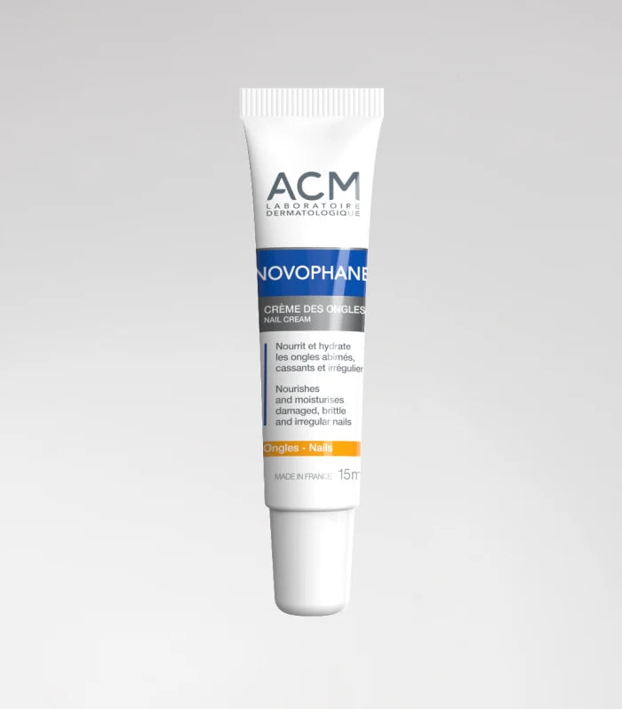Novophane uñas crema nutritiva para uñas quebradizas 15mL. ACM