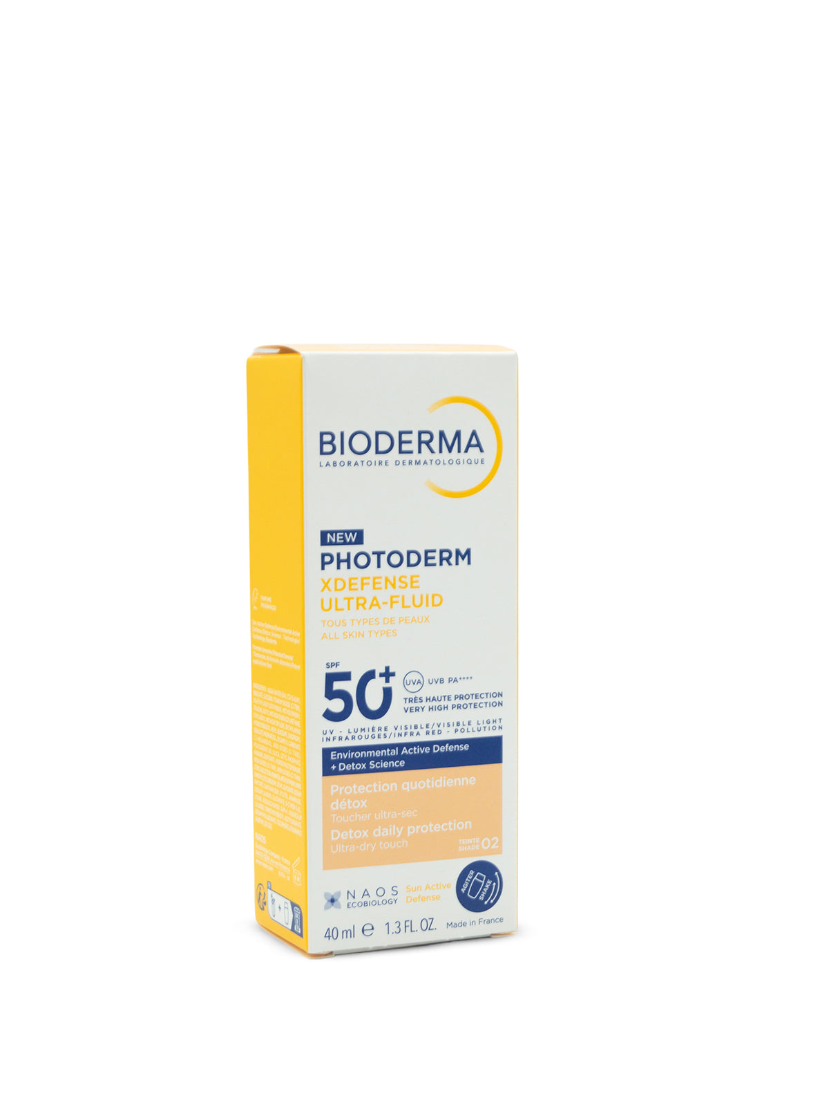Photoderm xdefense ultrafluid con y sin color FPS 50 40mL. Bioderma