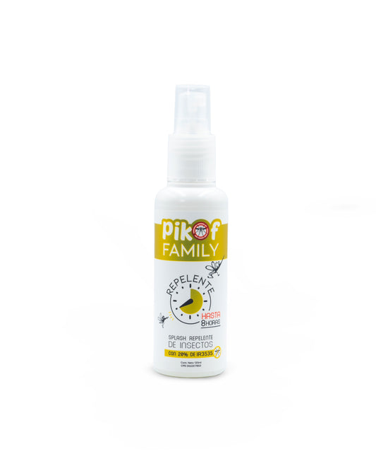 Pikof family repelente 8 horas splash 120mL