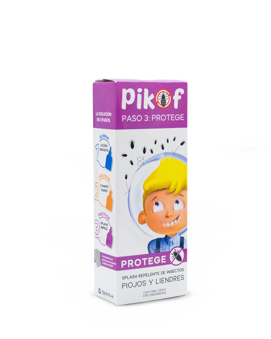 Pikof paso 3 splash repelente piojos 120mL