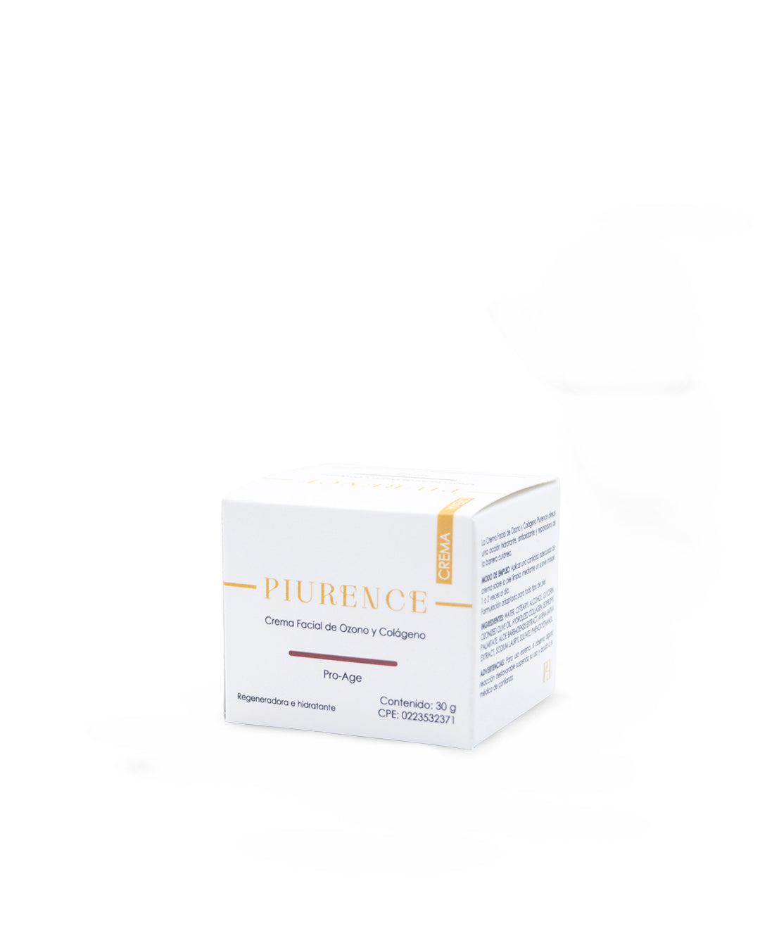 Piurence ozono y colágeno crema 30g