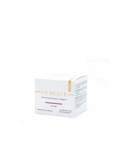 Piurence ozono y colágeno crema facial regeneradora 30g