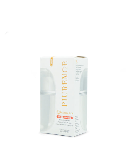 Piurence protector solar crema FPS 50 30mL