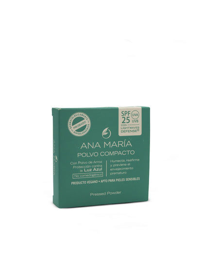 Polvo facial compacto humectante FPS 25 15g | Ana María