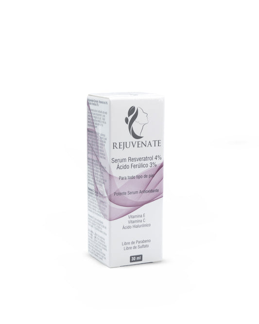 Rejuvenate serum resveratrol 4% ac ferul 3% 30mL