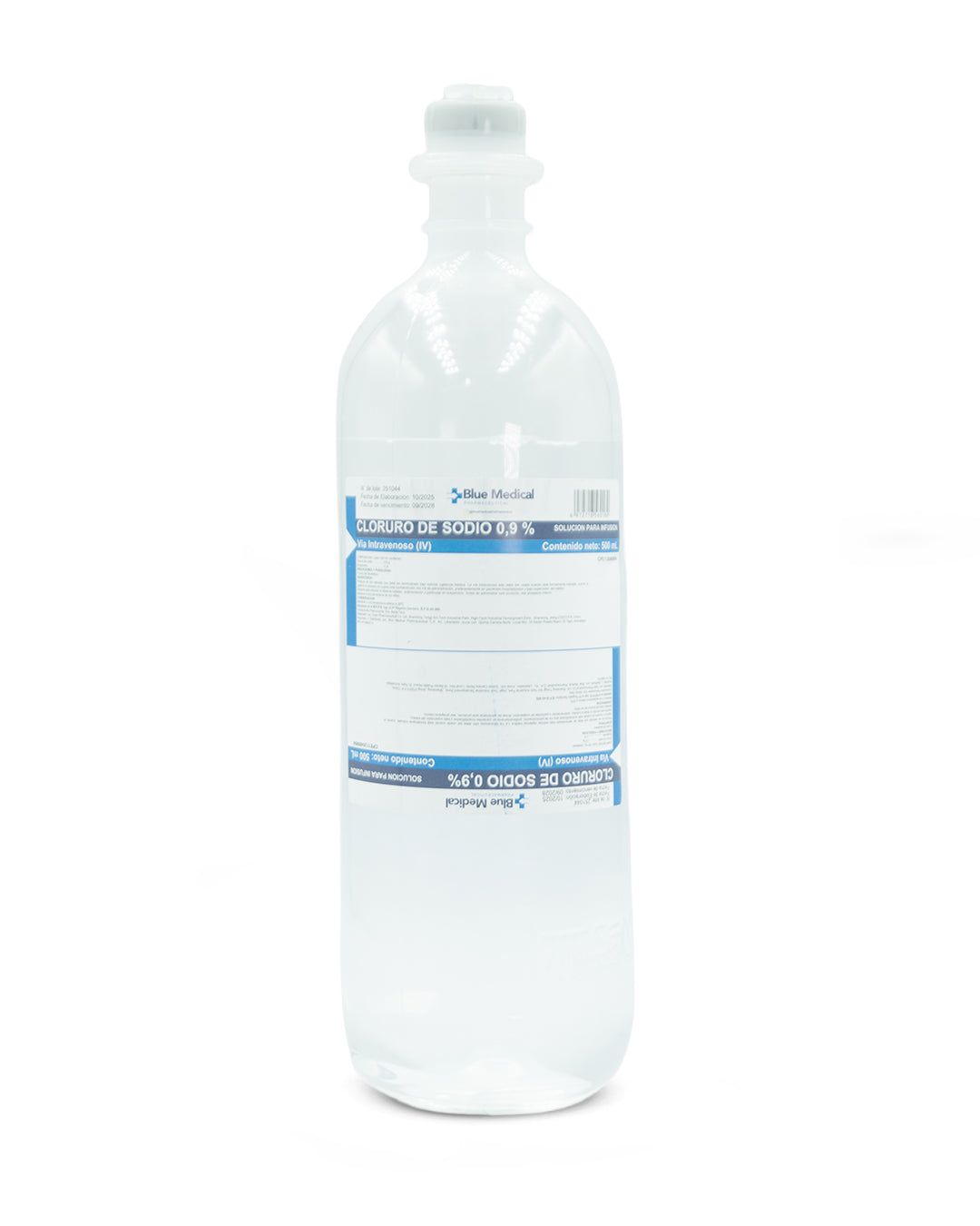 Solución fisiológica 0.9%. Blue medical