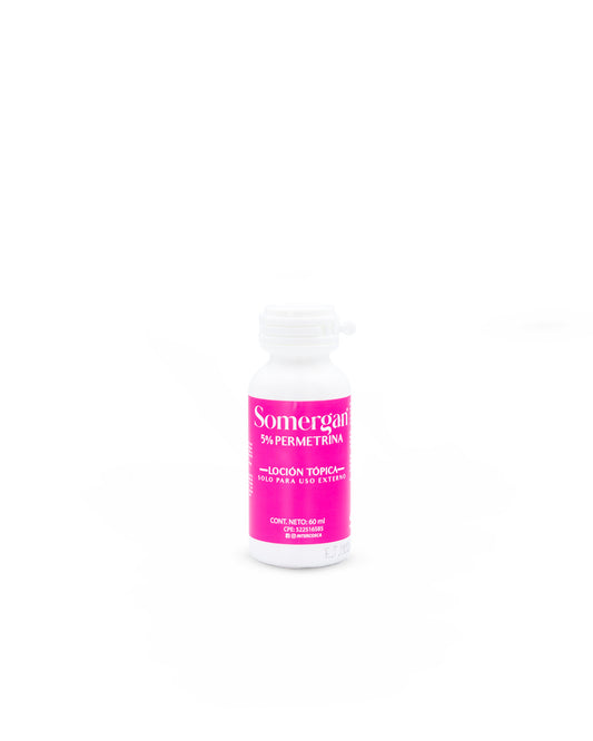 Somergan 5% permetrina loción 60mL