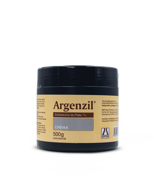 Sulfadiazina de plata argenzil crema 500g