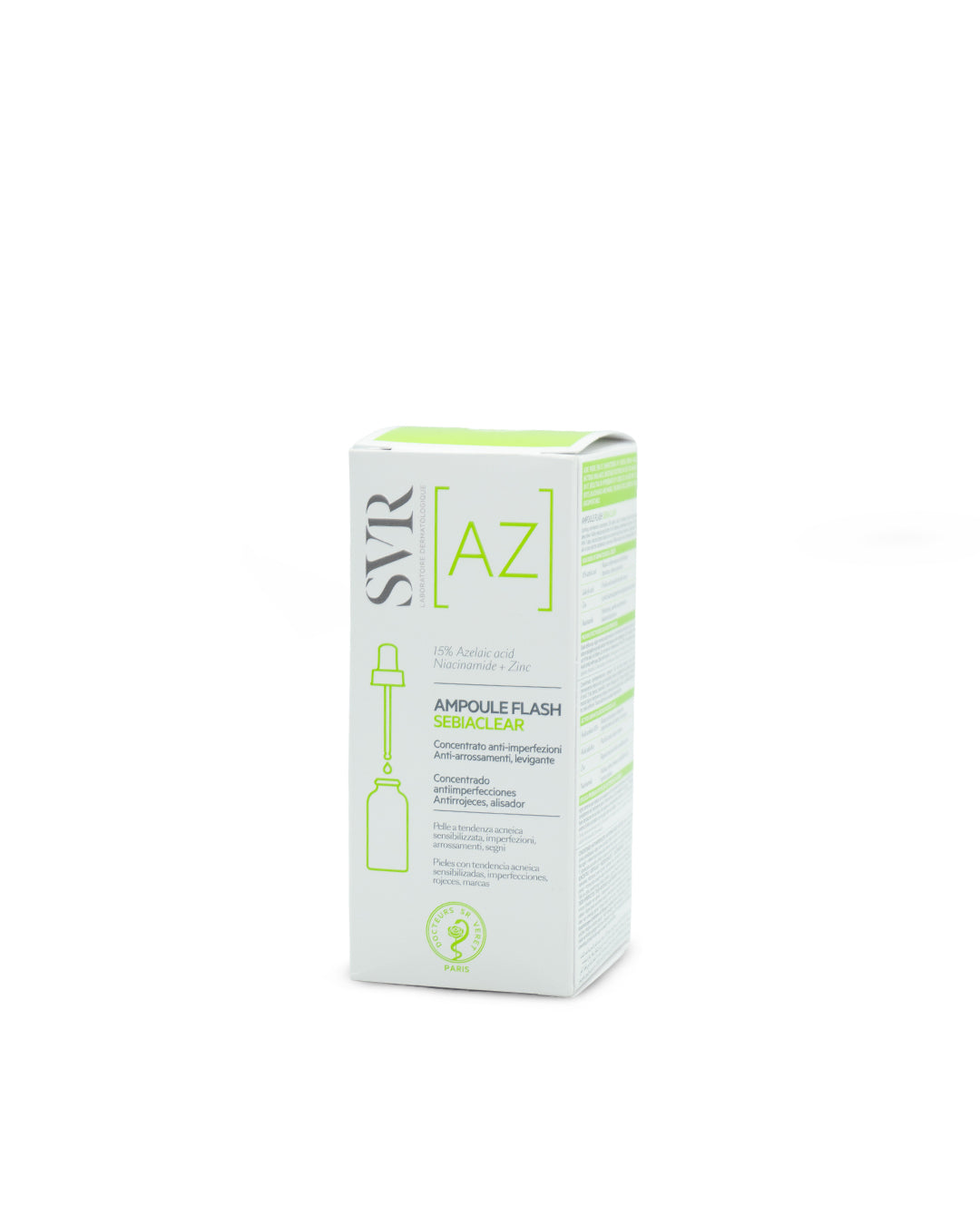 Sebiaclear AZ ampoule flash concentrado 30mL. SVR