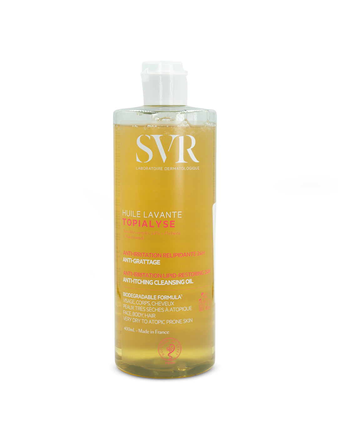 Topialyse huile aceite limpiador anti picor 400mL. SVR