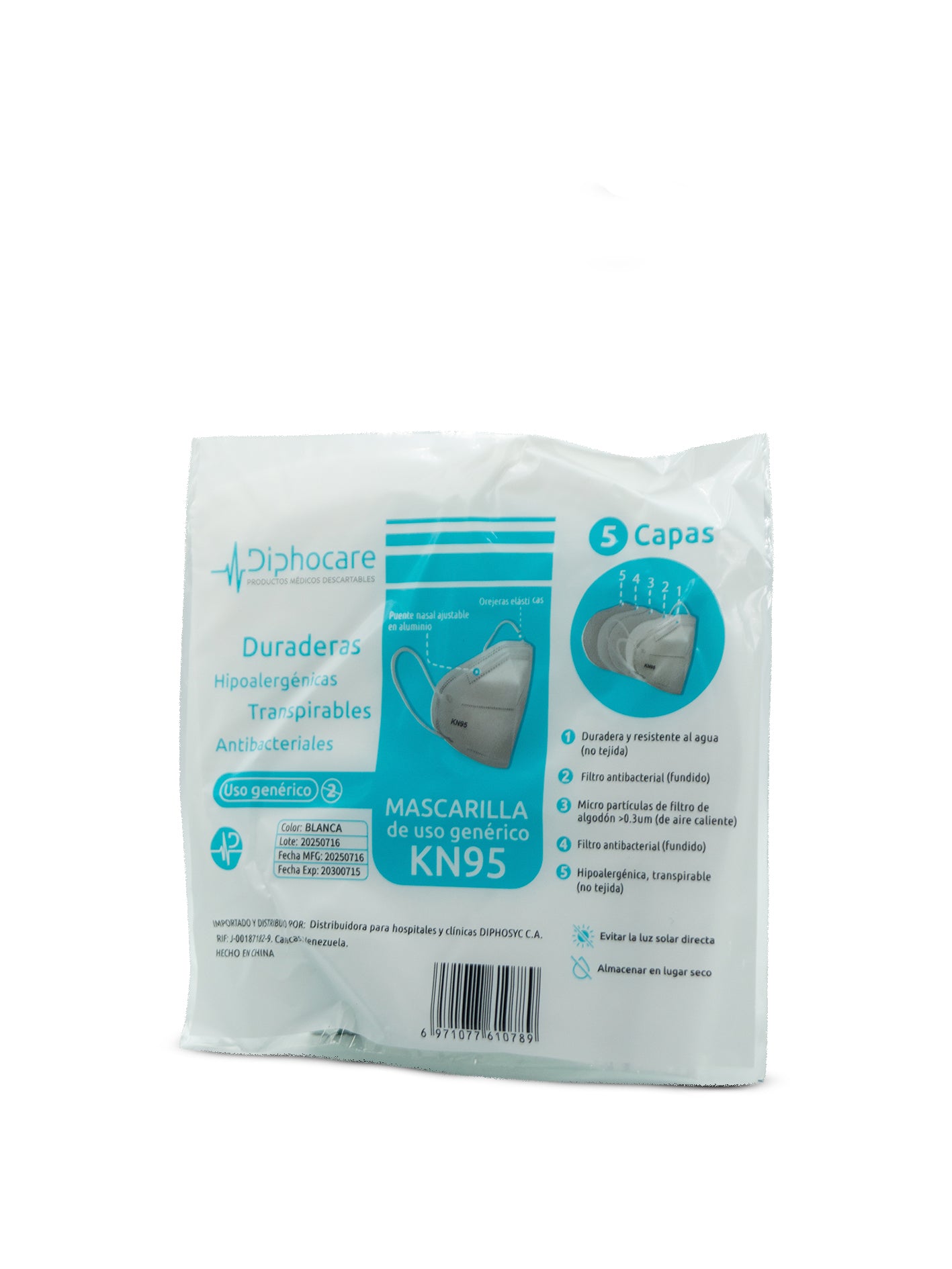 Tapaboca KN 95 x 1 und