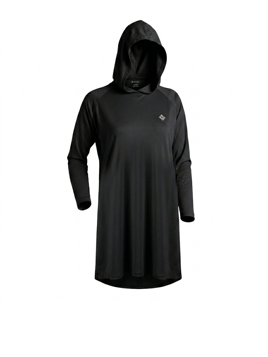 Vestido corto con protección solar. Soluvle