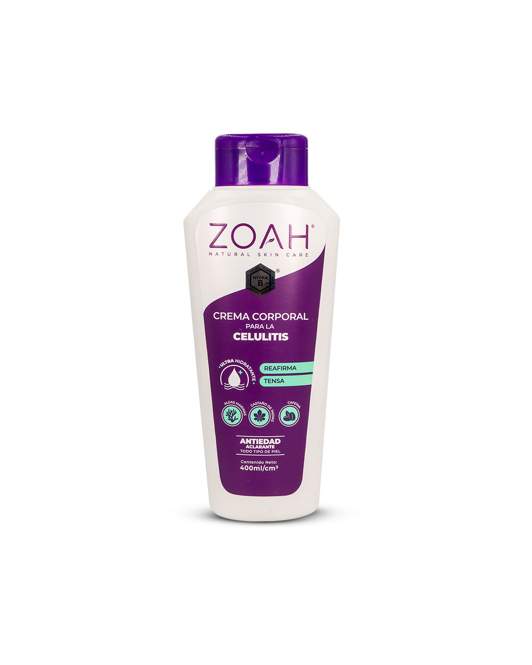 Zoah crema corporal para celulitis 400mL