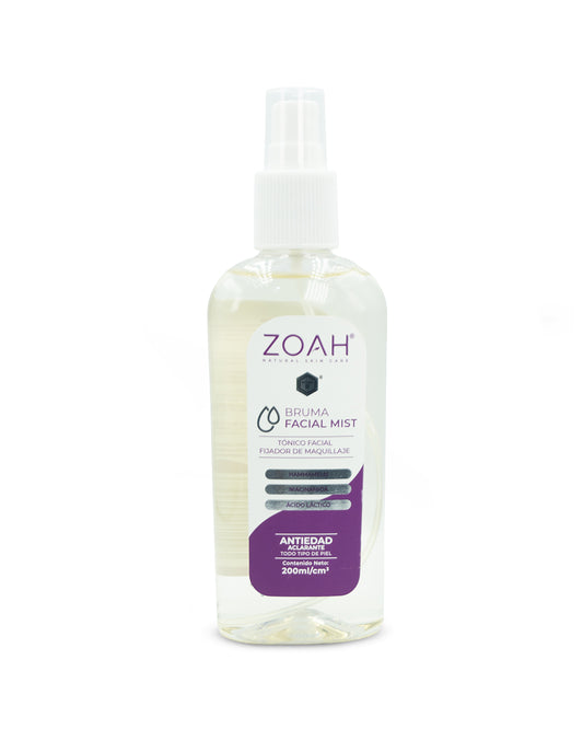 Zoah Facial bruma spray antiedad aclarante 200mL