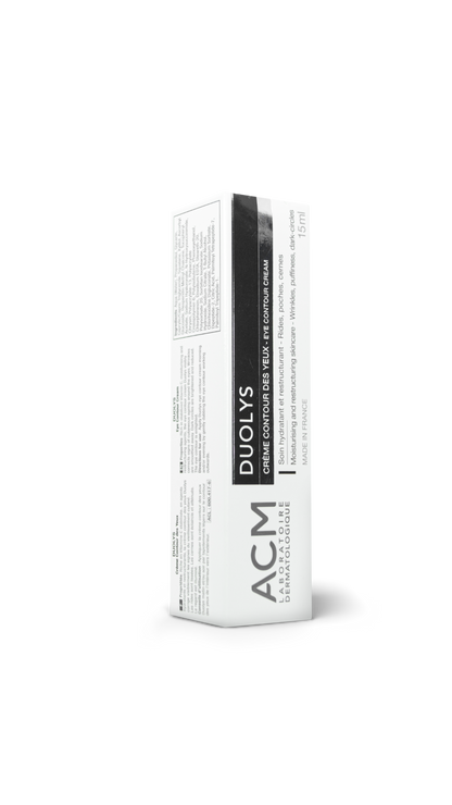 Duolys contorno de ojos crema para bolsas, arrugas, ojeras 15mL. ACM
