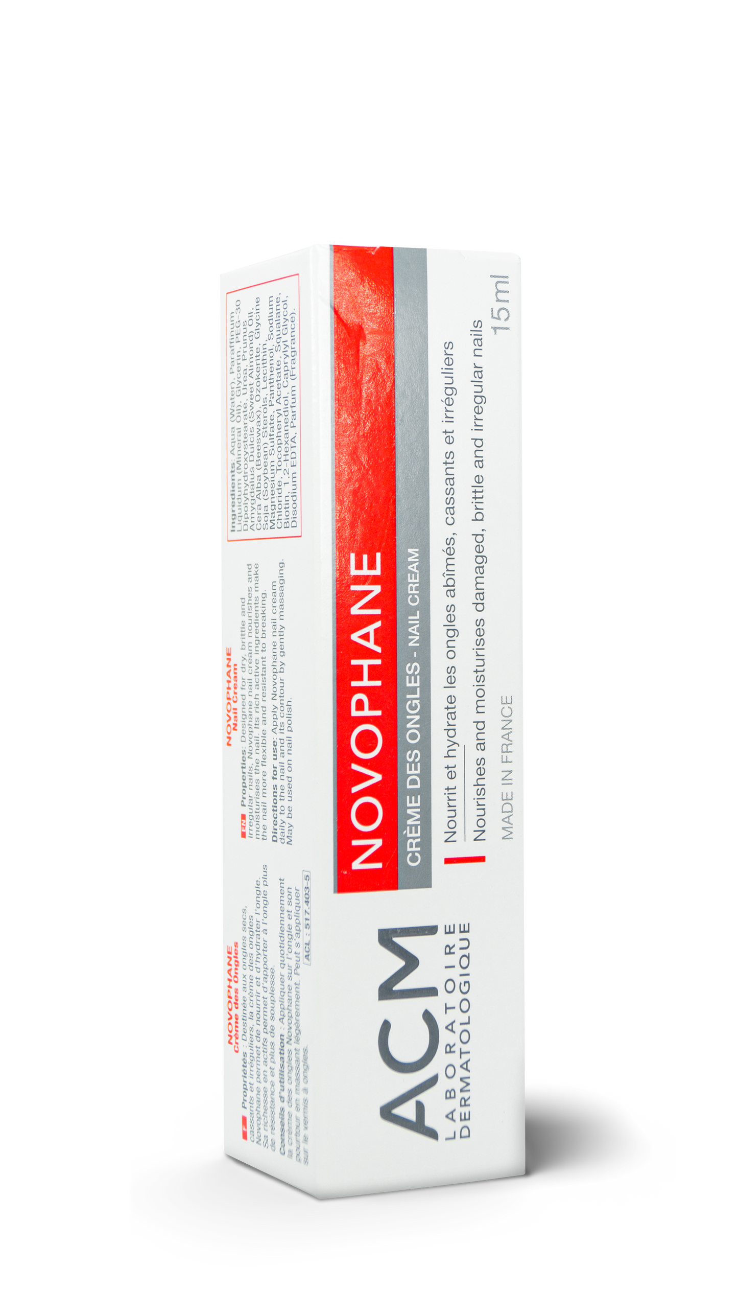 Novophane crema nutritiva de uñas 15mL