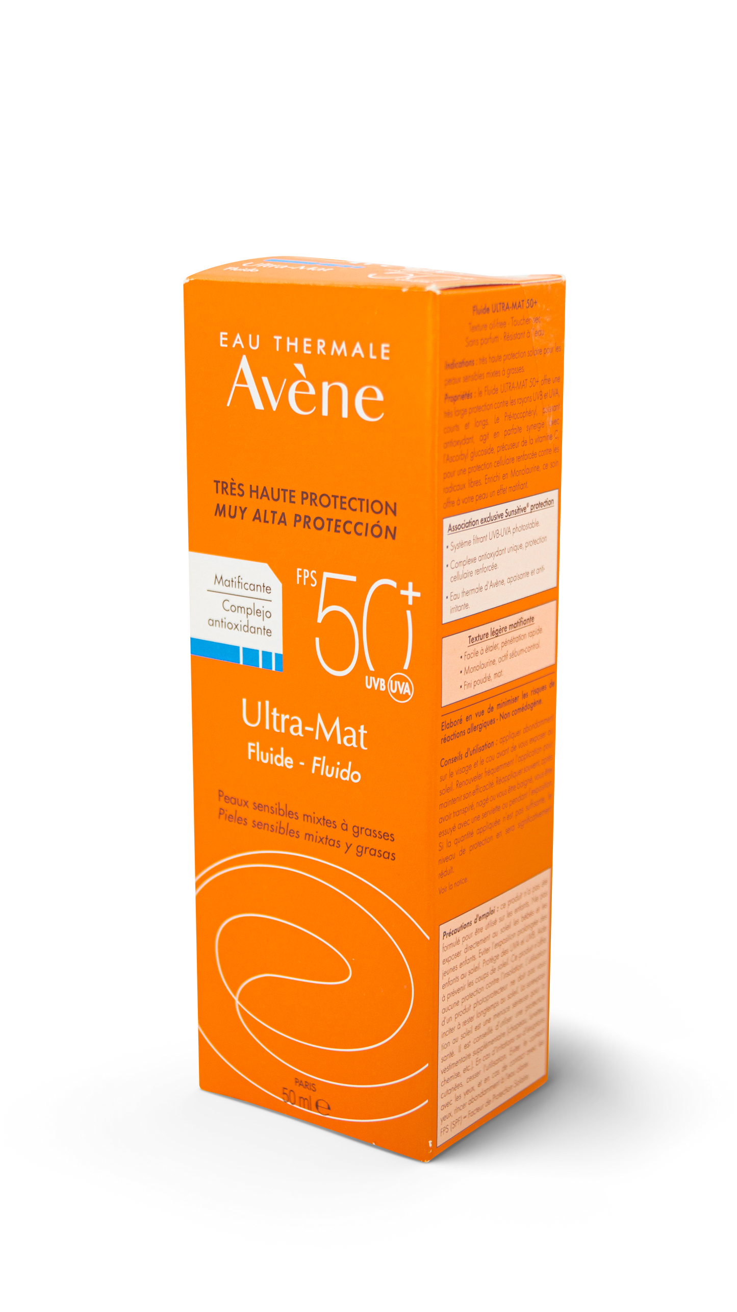 Avène protector solar ultra mat fluido SPF 50+ 50mL