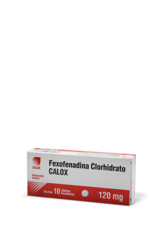 Fexofenadina 120mg 10 tabletas