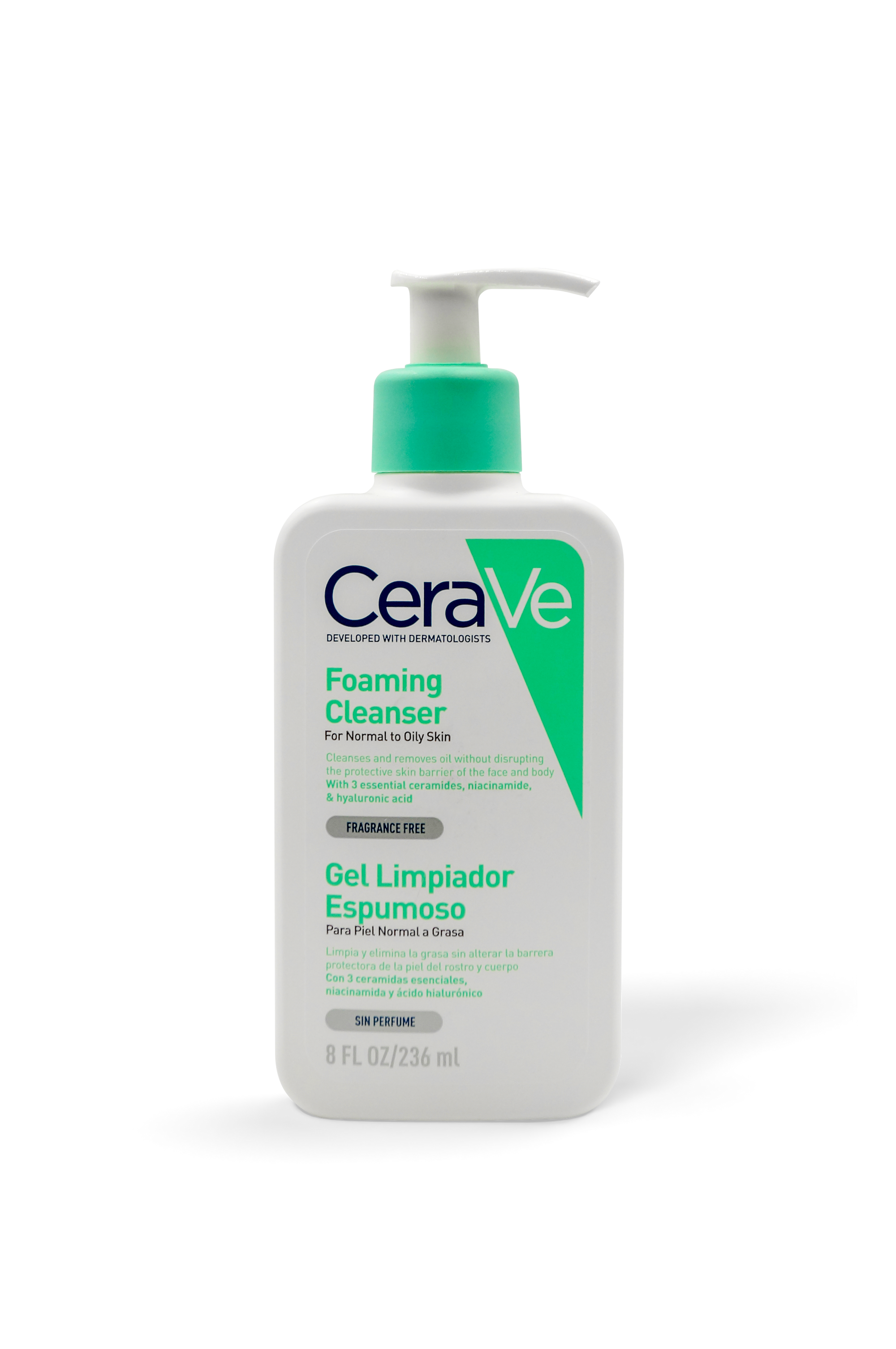 Fotopiel CeraVe gel limpiador piel grasa 236mL Fotopiel
