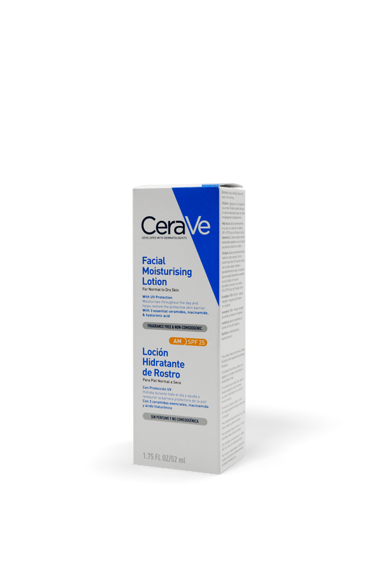 CeraVe loción hidratante facial 25 FPS 52mL