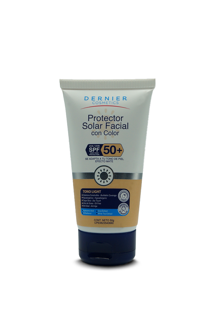 Dernier protector solar FPS50 con color 50g