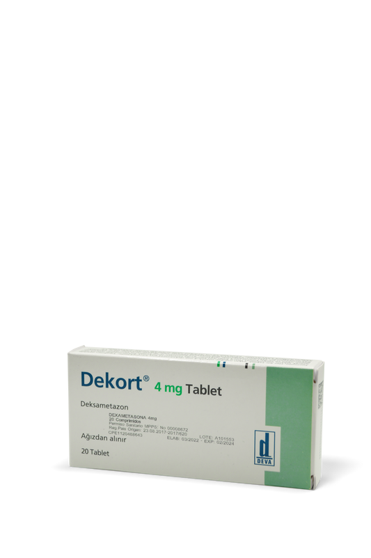 Dekort 4mg 20 tabletas