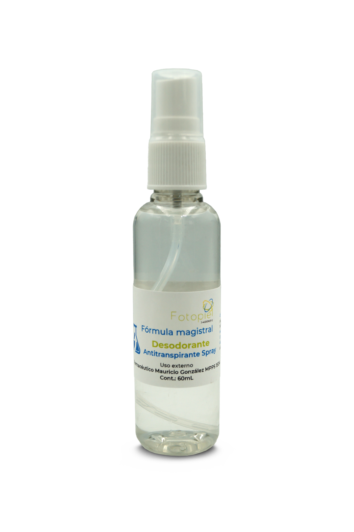 Fórmula magistral desodorante antitranspirante