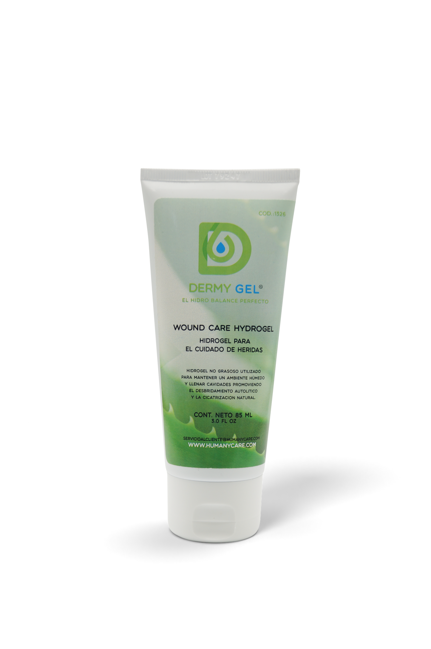 Dermy gel hidrogel para heridas