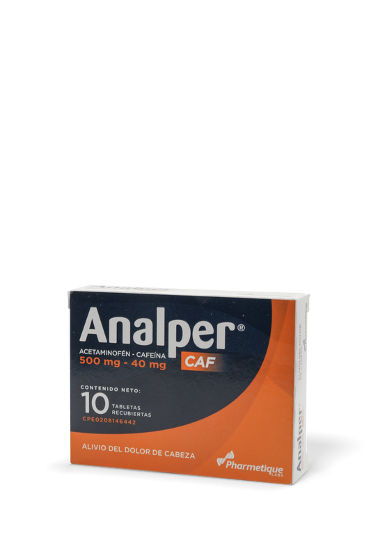 Analper CAF 10 tabletas