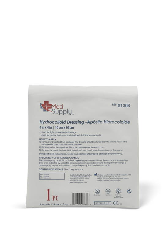 Medsupply apósito hidrocoloide 10x10cm 1 unidad