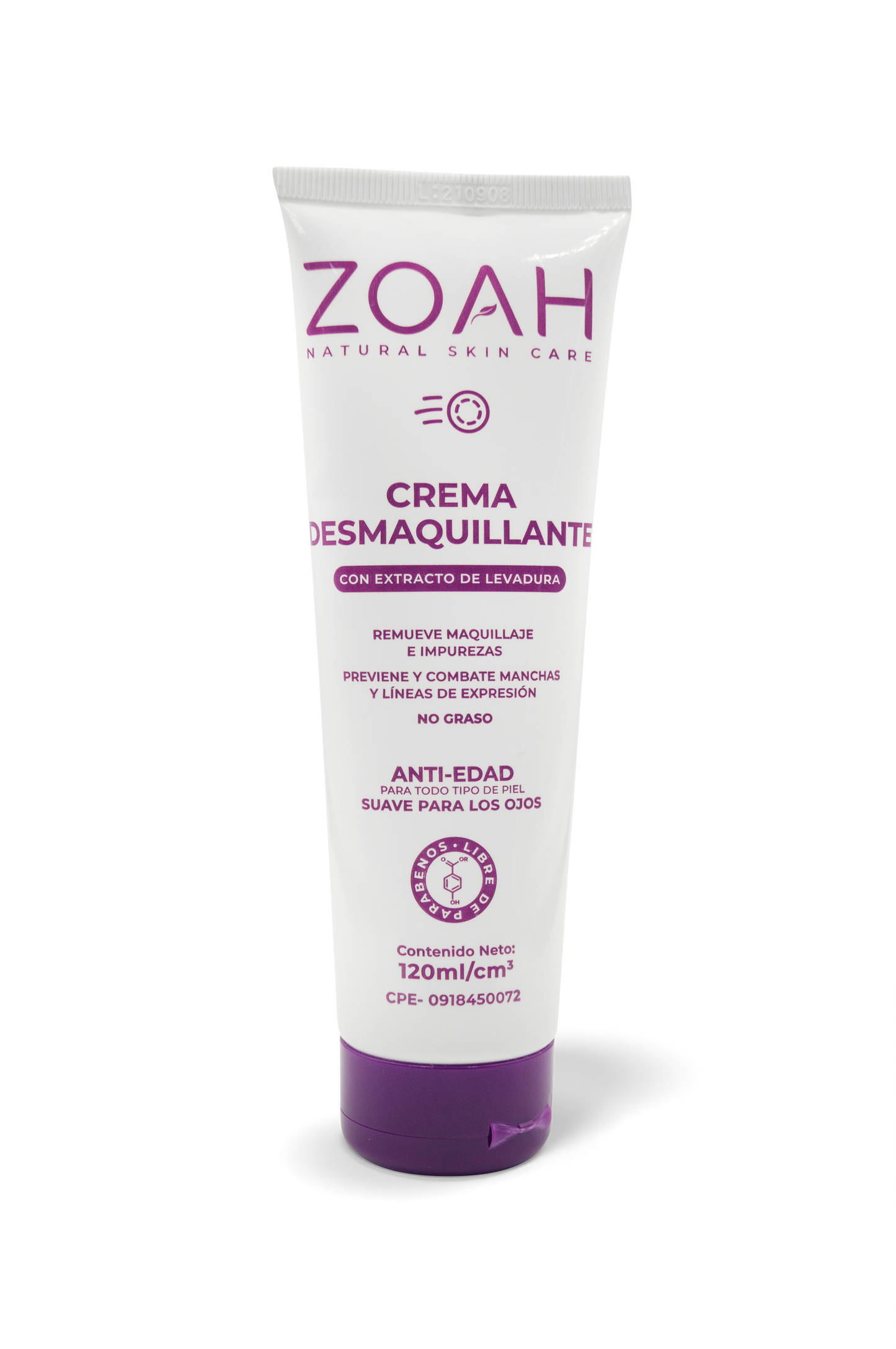 Zoah crema desmaquillante 120mL